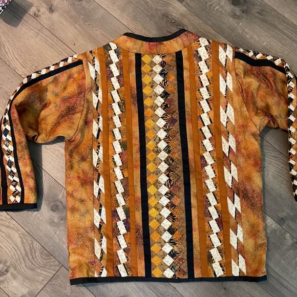 Beautiful Vintage Quilted Zip Up Jacket - Picture 5 of 6